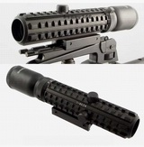1-4x24 Tactical Tri Rail Mil-Dot Rifle Scope