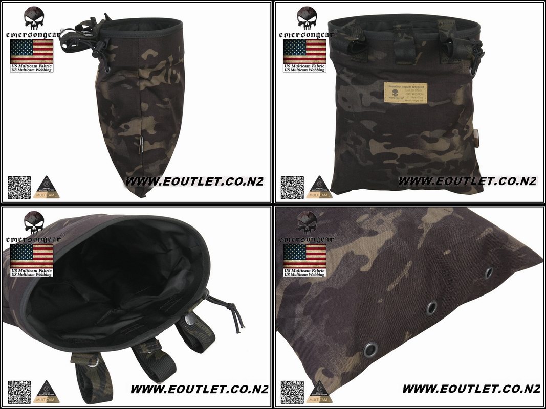 EMERSON 1000D MOLLE Magazine Tool Drop Pouch MULTICAM BLACK