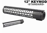 Tactical KeyMod 12" Standard Free Float Handguard Mount GBB