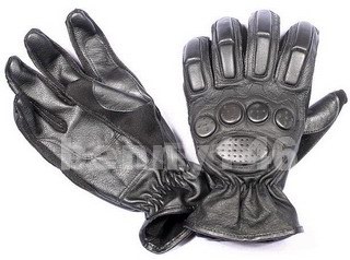 HPA SWAT Full Finger Fighter Leather Combat Gloves