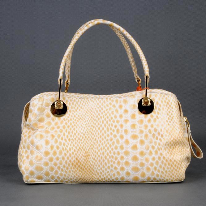 ITALIAN DESIGN GENUINE LEATHER BAG-APRICOT