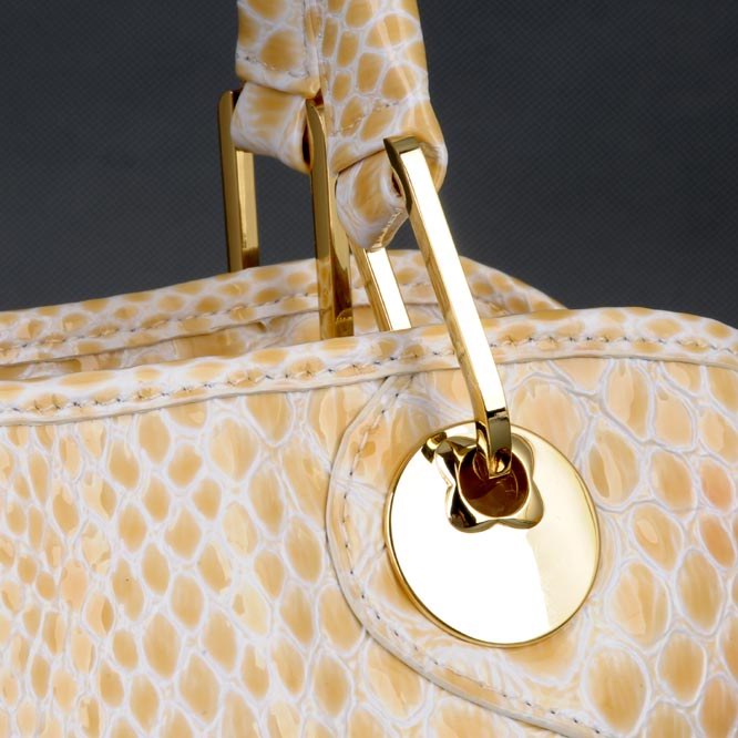 ITALIAN DESIGN GENUINE LEATHER BAG-APRICOT