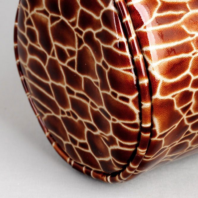 SEXY BROWN GENUINE COWHIDE LEATHER HAND/SHOULDER BAG