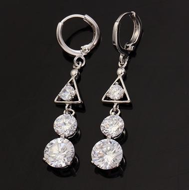 43x8mm CZ JOURNEY DANGLE EARRINGS