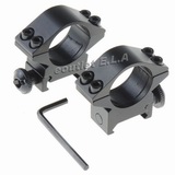 1" / 25mm Low Profile 4-Screw Weaver Scope Ring Mount