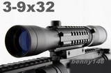 3-9x32 Mil-Dot Tri-Rail Tactical Scope