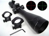 3.5-10x50 50mm Red/Green Mil-Dot Rifle Scope ILLUM