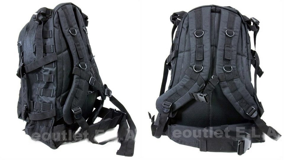 3-Day USMC MOLLE Large Assault Backpack BLACK