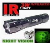 RARE! 3 WATT IR INFRARED TORCH SUPER NIGHTSHOT 6P