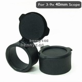 3-9x40 Rifle Scope 40mm Rubber FLIP UP LENS COVER