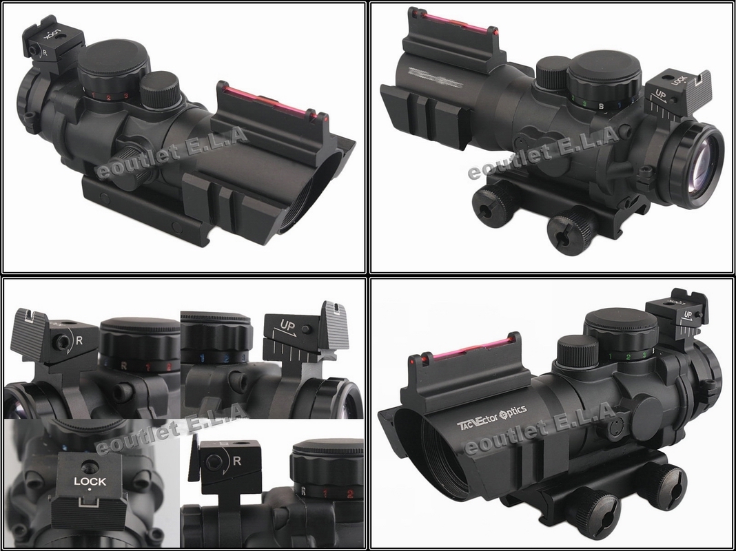 4x32 Illuminated Railed Dot Sight (Red/Green/Blue)