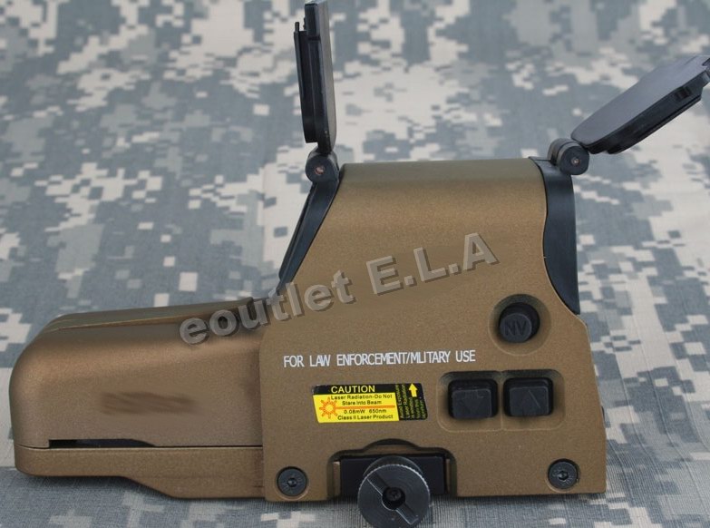 Action 557 Type Red/Green Dot Sight Scope - TAN