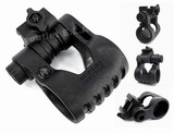 1"/25mm 5 Position Flashlight/Laser QD Mount Black