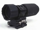 5x Dot Sight Magnifier Scope w/Flip To Side Mount