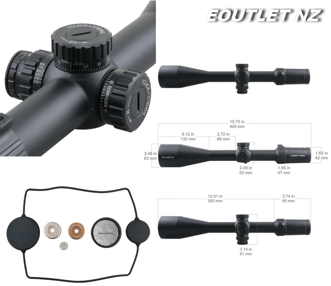 Vector Optics Taurus 5-30x56 FFP Riflescope (First Focal Plane)