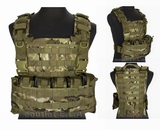 WSH Commando 8Mag Tactical MOLLE Chest Rig Vest Multicam
