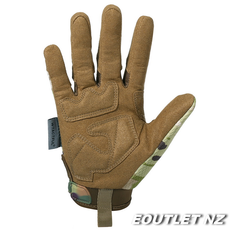 J Tactical ARMORED Full Finger Tactical Gloves Multicam