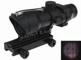 Action ACOG Style 1x32 Functional Optical Fiber Green Dot Scope