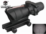 Action ACOG Style 4x32 Optical Fiber RED Cross Sight Scope