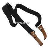 Leather Hook AK 2-Point Rifle Sling Belt BK