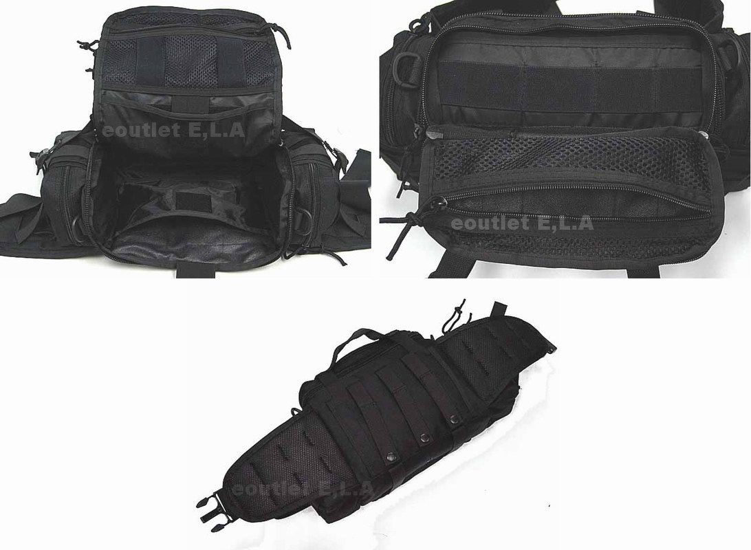 Assault Waist Utility Gear Pouch Bag MOLLE Black