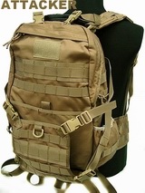 ATTACKER MOLLE Patrol Rifle Gear Tactic Backpack Tan