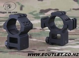 BD 30mm 2PCS SET Tri-Railed & Top Rail 20mm Rifle Scope Mount