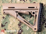 BD CTR PLUS Carbine STOCK w/Enhanced Butt Pad DE/Tan