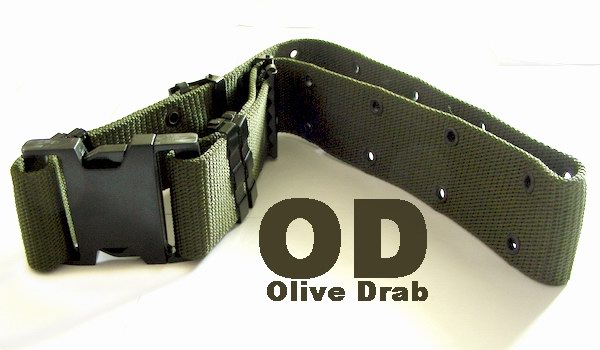 2.25\" US ARMY MIL LOAD BEARING Combat Duty Belt OD