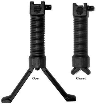 BIPOD GRIP SYSTEM - BLACK/POLYMER