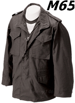 M65 M-65 Field Combat Jacket Black XS-L