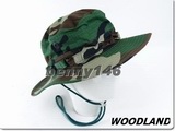 US ARMY WOODLAND Camo Military Boonie Hat