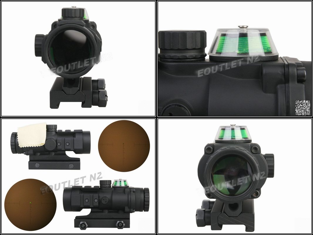 BRS Style 3x32 Green Optic Fiber Tactical Scope Optics
