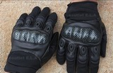 QUALITY! Carbon Knuckle Assault Gloves V2 BK S-XL