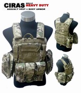 CIRAS HEAVY DUTY Tactical Combat ARMOR Vest Multicam