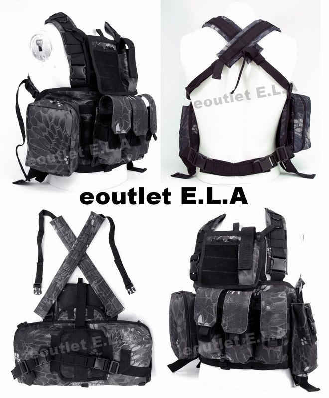 CMS-RRS-V MOLLE Tactical Assault Vest Chest Rig - Typhon