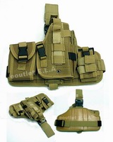 Component MOLLE Drop Leg Pistol Holster Coyote Tan