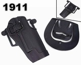 Q.R. 1911 M1911 Pistol Paddle & Belt Holster BLK