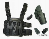 Q.R. GLOCK 17/22/31 Pistol Holster & Platform Black