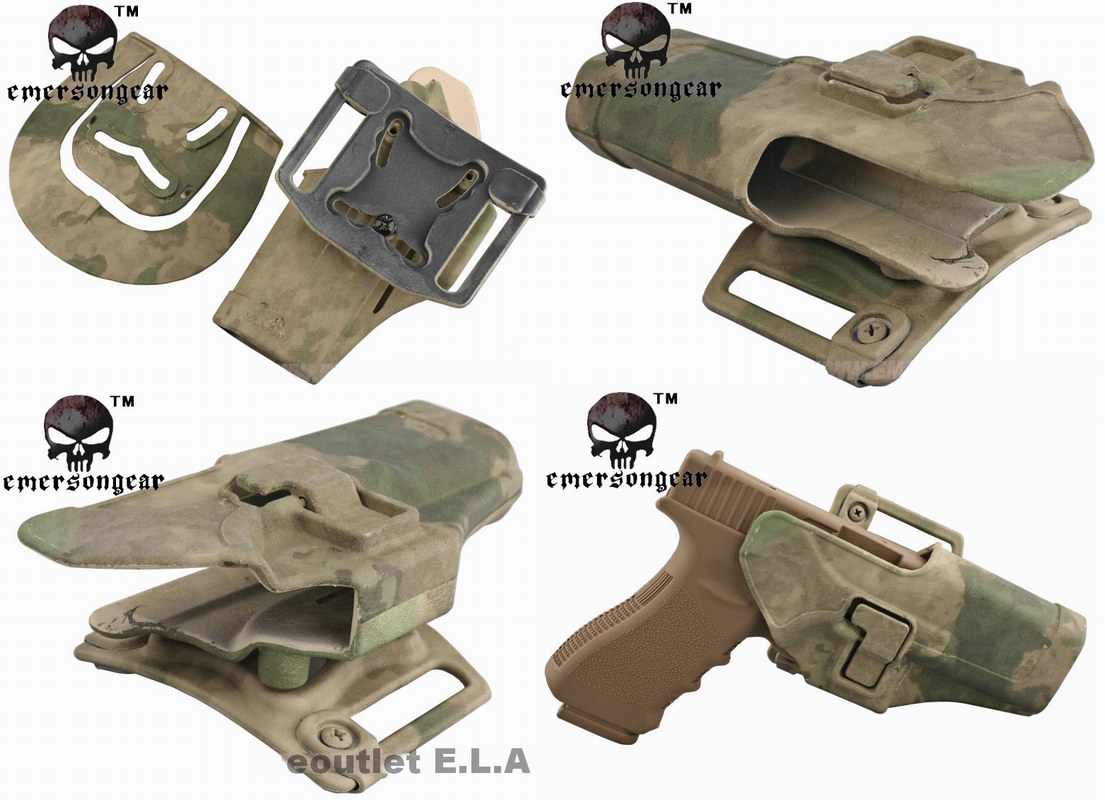 Q.R GLOCK 17/22/31 Pistol Paddle Belt Holster ATFG