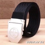 Military Surplus "CROSS" BDU Operator / Duty Belt (BLACK)