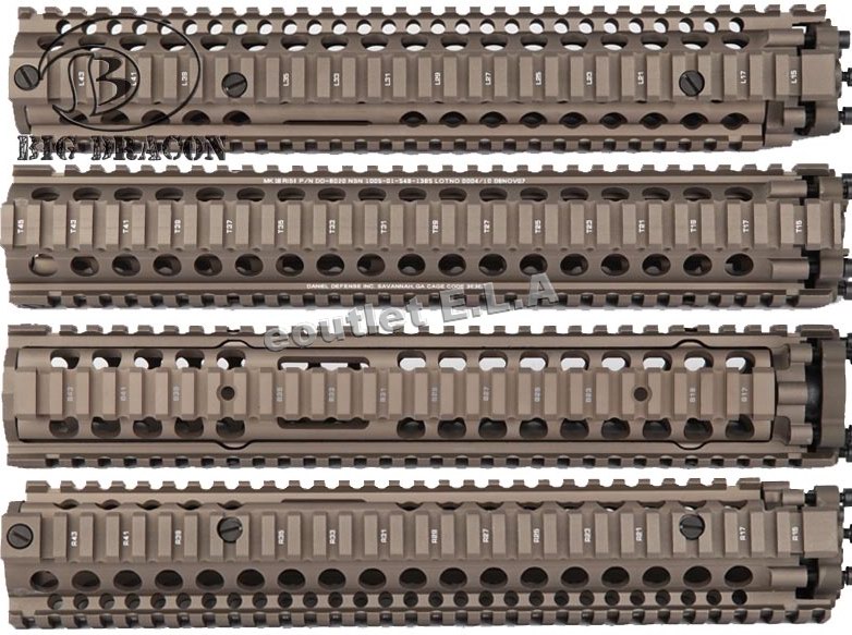 DD Style MK18 RIS II 12\" inch Rail Handguard CB
