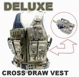 DELUXE Cross Draw Tactical Assault Vest MULTICAM 2