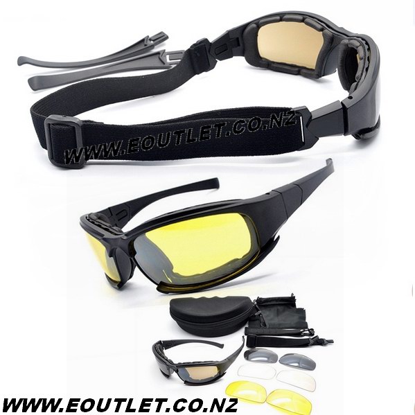 Daisy X-SERIES Tactical Shooting Glasses 4 LENS w/Polarized Lens