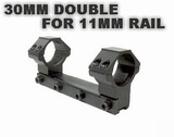 Double 30mm Ring Scope Mount For 11mm Rail(3/8)"