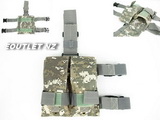Double Magazine Drop Leg Mag Pouch ACU