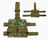 Double Magazine Drop Leg Pouch Multicam