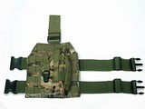 MOLLE Drop Leg Platform Panel w/Pistol Holster Multicam