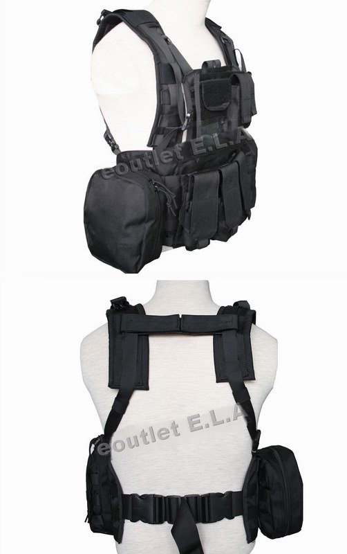 Eagle Type 1000D Molle MLCS RRV Vest Black