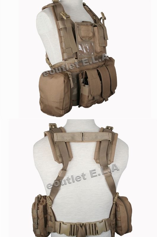 Eagle Type 1000D Molle MLCS RRV Vest Tan